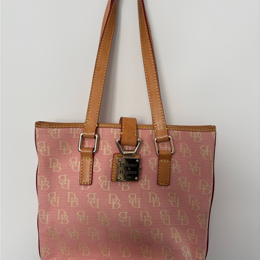 Dooney & Bourke Pink and Tan bag